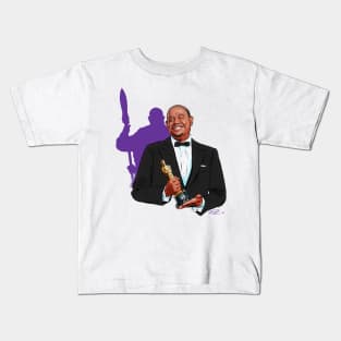 Forest Whitaker - An illustration by Paul Cemmick Kids T-Shirt